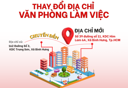 Thay đổi địa chỉ văn phòng làm việc