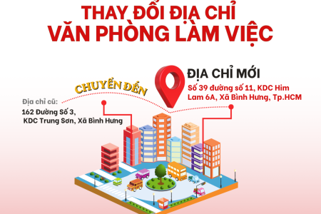 Thay đổi địa chỉ văn phòng làm việc