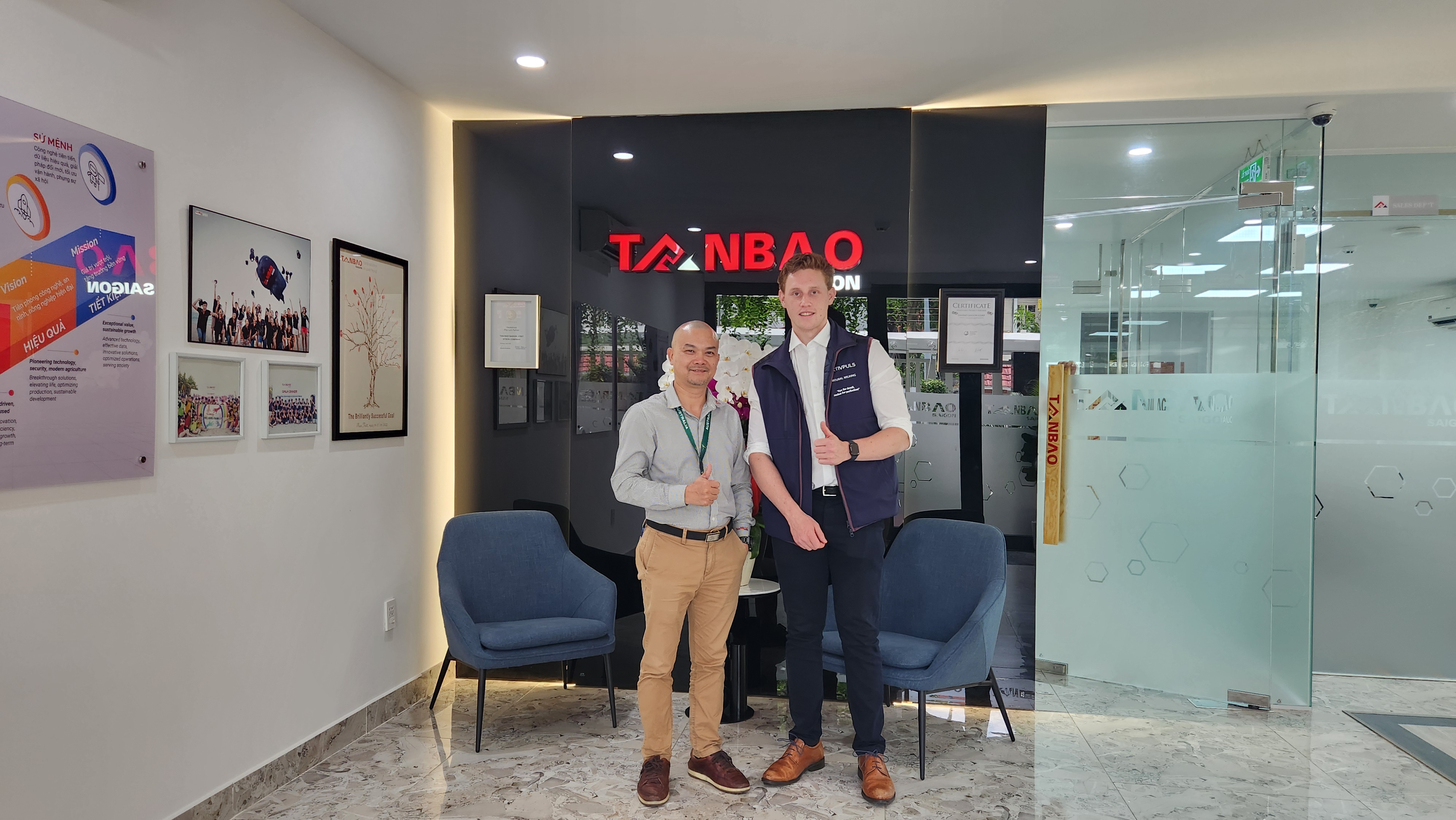 Đại diện Tobias ghé TBSG AgTech