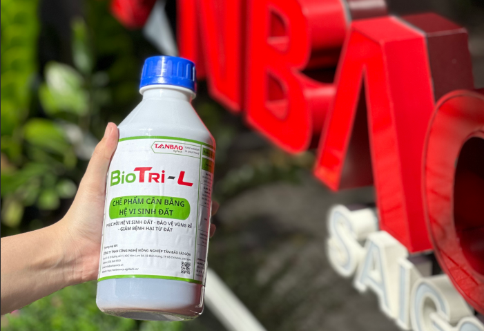 BioTri-L: Chế phẩm cân bằng hệ vi sinh đất và bảo vệ sức khỏe bộ rễ.