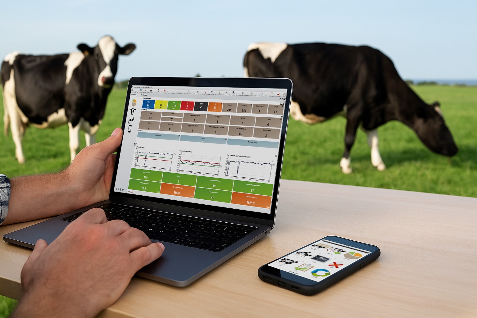 Phần mềm quản lý đàn bò UNIFORM-Agri